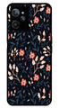 Floral Pattern Metal Mobile Case for Realme C31   (Design No -10)