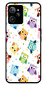 Owls Pattern Metal Mobile Case for Realme C31   (Design No -20)