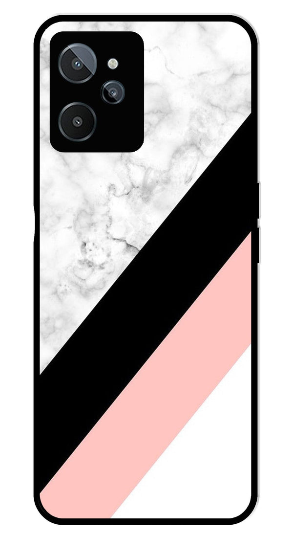 Marble Design Metal Mobile Case for Realme C31   (Design No -24)