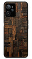 Alphabets Metal Mobile Case for Realme C31   (Design No -32)