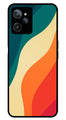Muted Rainbow Metal Mobile Case for Realme C31   (Design No -39)