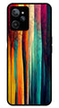 Modern Art Colorful Metal Mobile Case for Realme C31   (Design No -47)