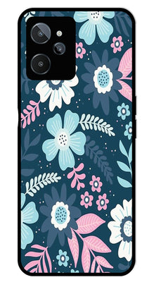 Flower Leaves Design Metal Mobile Case for Realme C31