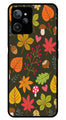 Leaves Design Metal Mobile Case for Realme C31   (Design No -51)