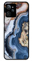 Marble Design Metal Mobile Case for Realme C31   (Design No -53)