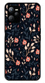 Floral Pattern Metal Mobile Case for Realme C35   (Design No -10)