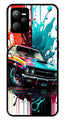 Vintage Car Metal Mobile Case for Realme C35   (Design No -29)
