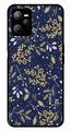 Floral Pattern  Metal Mobile Case for Realme C35   (Design No -52)
