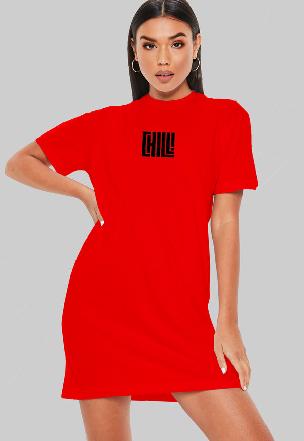 Chill AF T-Shirt Dress