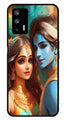 Lord Radha Krishna Metal Mobile Case for Realme GT   (Design No -01)