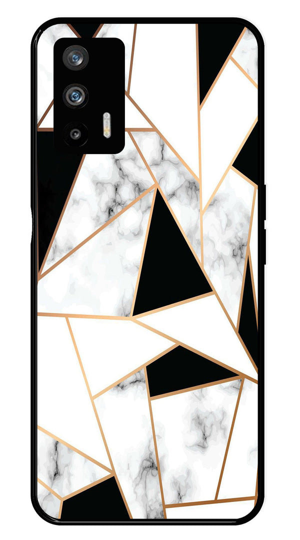 Marble Design2 Metal Mobile Case for Realme GT   (Design No -08)