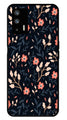 Floral Pattern Metal Mobile Case for Realme GT   (Design No -10)