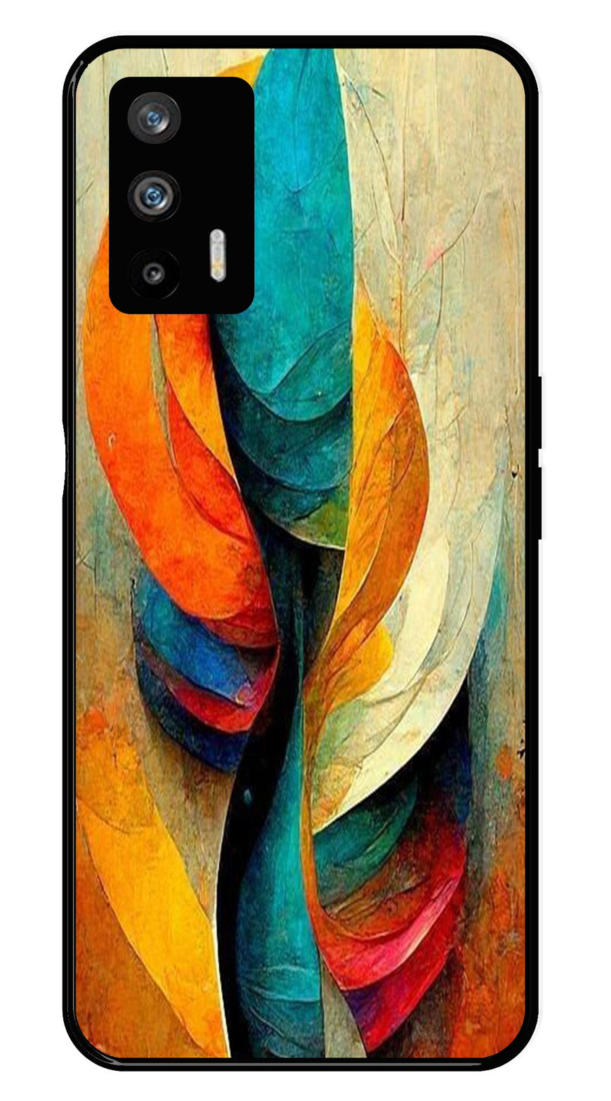Modern Art Metal Mobile Case for Realme GT   (Design No -11)
