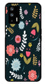 Floral Pattern2 Metal Mobile Case for Realme GT   (Design No -12)