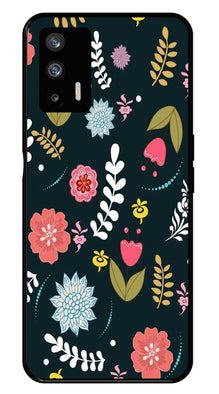 Floral Pattern2 Metal Mobile Case for Realme GT