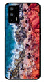 Sea Shore Metal Mobile Case for Realme GT   (Design No -18)