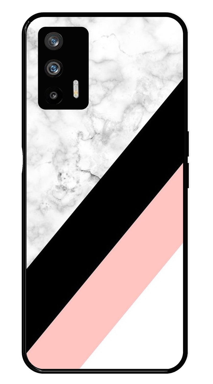 Marble Design Metal Mobile Case for Realme GT   (Design No -24)