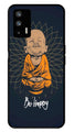 Be Happy Metal Mobile Case for Realme GT   (Design No -27)