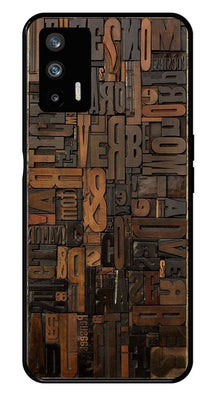 Alphabets Metal Mobile Case for Realme GT