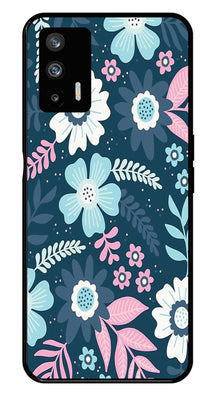 Flower Leaves Design Metal Mobile Case for Realme GT