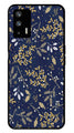 Floral Pattern  Metal Mobile Case for Realme GT   (Design No -52)