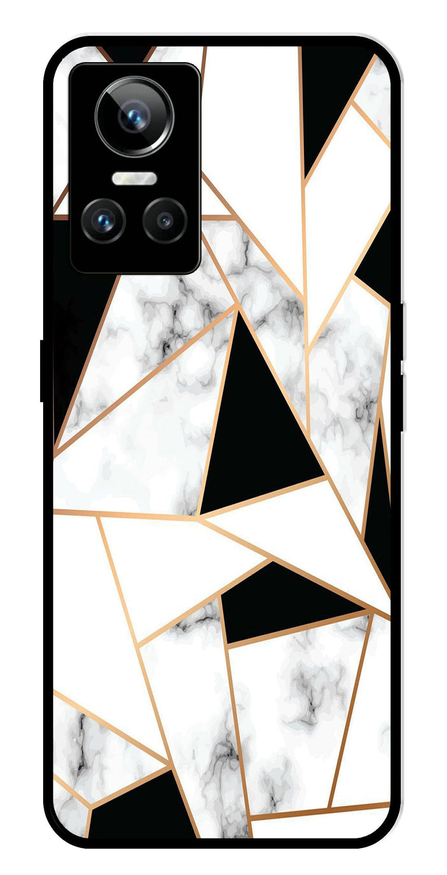 Marble Design2 Metal Mobile Case for Realme GT Neo 3   (Design No -08)