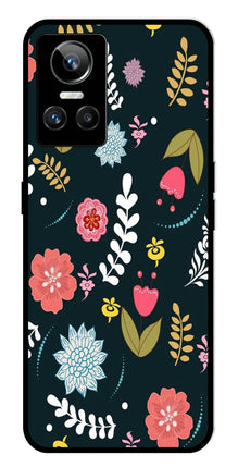 Floral Pattern2 Metal Mobile Case for Realme GT Neo 3