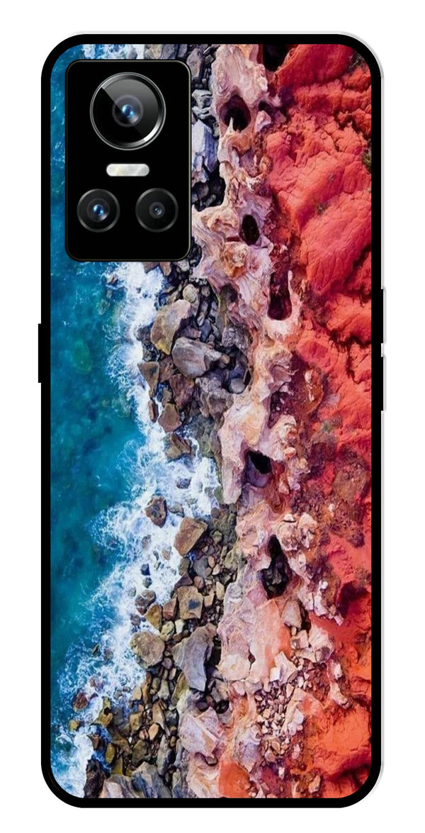 Sea Shore Metal Mobile Case for Realme GT Neo 3   (Design No -18)