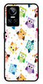 Owls Pattern Metal Mobile Case for Realme GT Neo 3   (Design No -20)