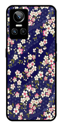 Flower Design Metal Mobile Case for Realme GT Neo 3