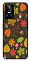 Leaves Design Metal Mobile Case for Realme GT Neo 3   (Design No -51)