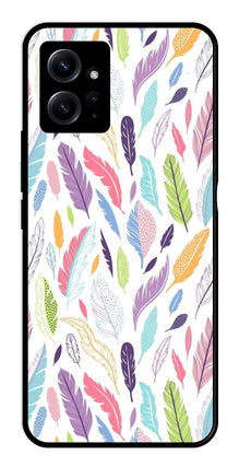 Colorful Feathers Metal Mobile Case for Redmi Note 12 4G