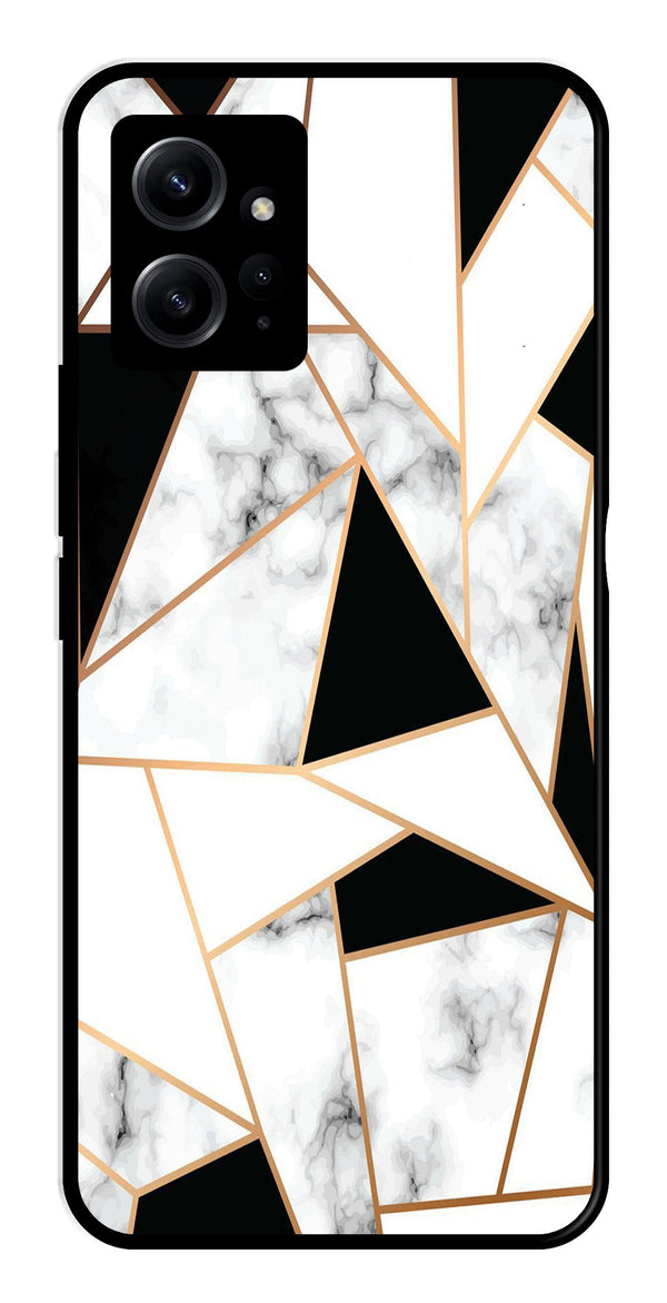 Marble Design2 Metal Mobile Case for Redmi Note 12 4G   (Design No -08)