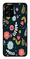 Floral Pattern2 Metal Mobile Case for Redmi Note 12 4G   (Design No -12)