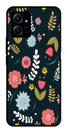 Floral Pattern2 Metal Mobile Case for Redmi Note 12 4G
