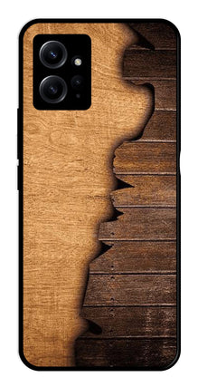 Wooden Design Metal Mobile Case for Redmi Note 12 4G