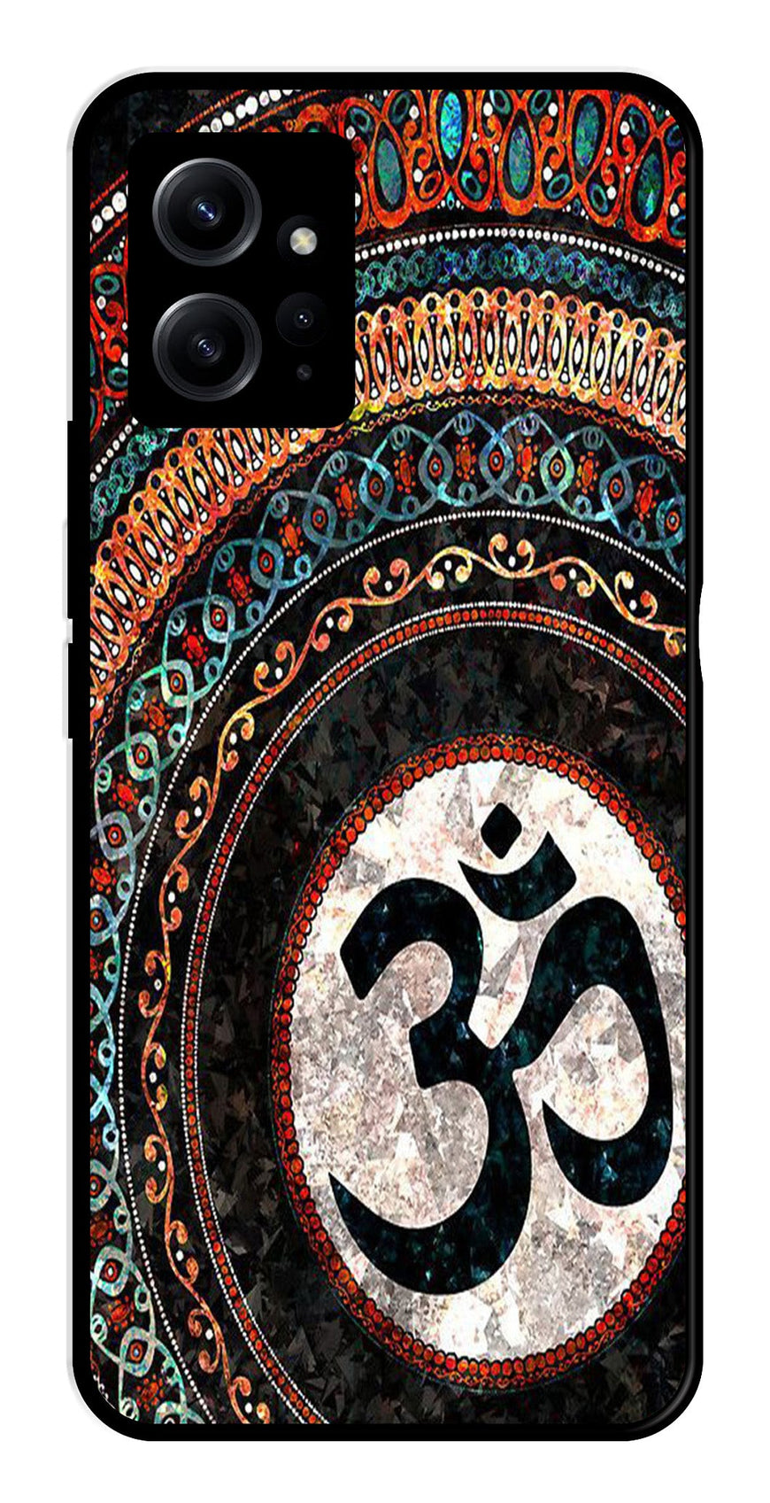 Oum Design Metal Mobile Case for Redmi Note 12 4G   (Design No -15)