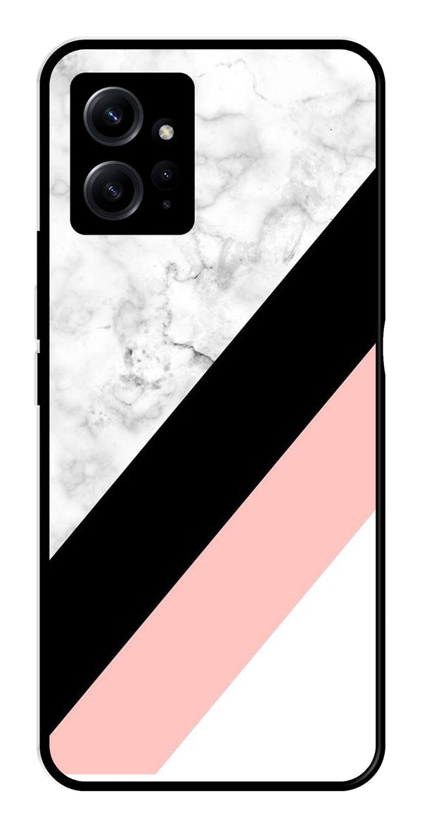 Marble Design Metal Mobile Case for Redmi Note 12 4G   (Design No -24)