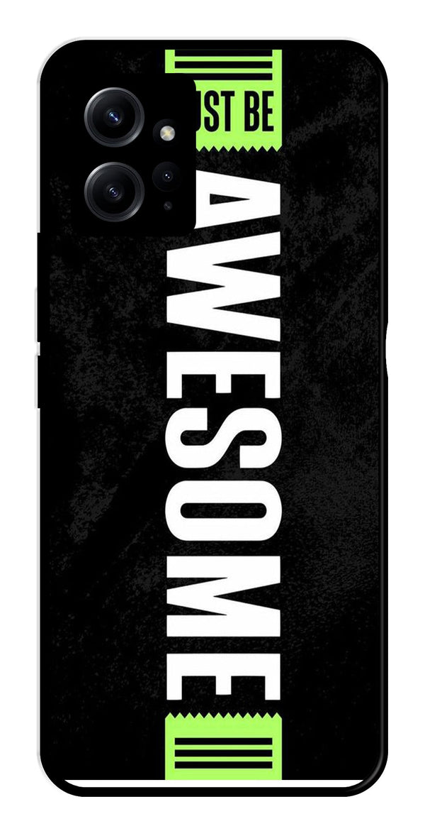 Awesome Metal Mobile Case for Redmi Note 12 4G   (Design No -33)
