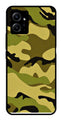 Army Pattern Metal Mobile Case for Redmi Note 12 4G   (Design No -35)