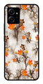 Autumn leaves Metal Mobile Case for Redmi Note 12 4G   (Design No -55)