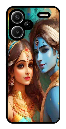 Lord Radha Krishna Metal Mobile Case for Redmi Note 13 Pro Plus 5G