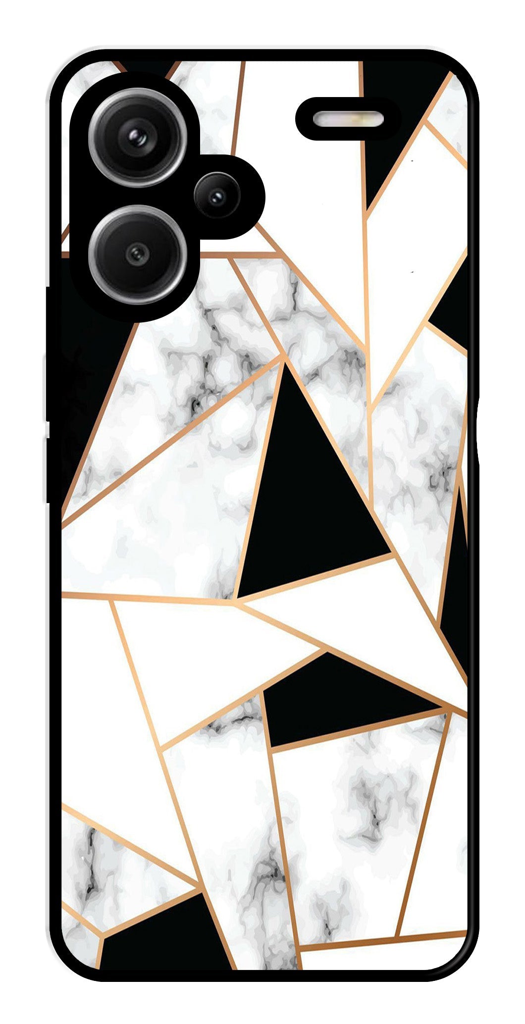 Marble Design2 Metal Mobile Case for Redmi Note 13 Pro Plus 5G   (Design No -08)