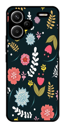 Floral Pattern2 Metal Mobile Case for Redmi Note 13 Pro Plus 5G