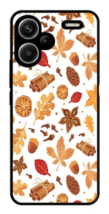 Autumn Leaf Metal Mobile Case for Redmi Note 13 Pro Plus 5G