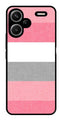Pink Pattern Metal Mobile Case for Redmi Note 13 Pro Plus 5G   (Design No -23)