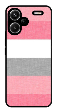 Pink Pattern Metal Mobile Case for Redmi Note 13 Pro Plus 5G