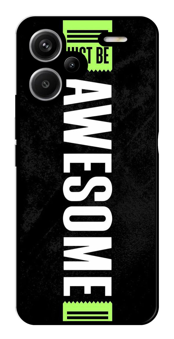 Awesome Metal Mobile Case for Redmi Note 13 Pro Plus 5G   (Design No -33)