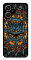 Owl Pattern Metal Mobile Case for Redmi Note 13 Pro Plus 5G   (Design No -42)