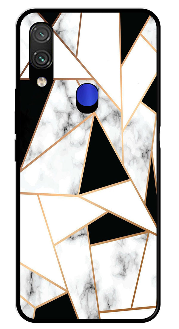 Marble Design2 Metal Mobile Case for Redmi Note 7   (Design No -08)